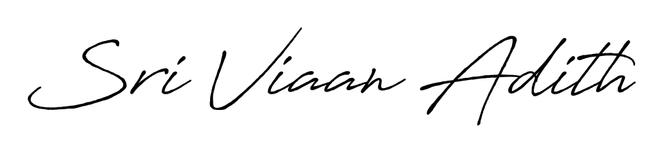 Quickly download Sri Viaan Adith name signature in high-resolution PNG using Antro_Vectra_Bolder style. Ready to insert into PDFs and online applications. Sri Viaan Adith signature style 7 images and pictures png