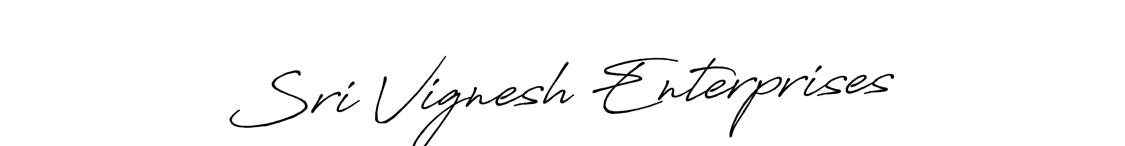 Also we have Sri Vignesh Enterprises name is the best signature style. Create professional handwritten signature collection using Antro_Vectra_Bolder autograph style. Sri Vignesh Enterprises signature style 7 images and pictures png