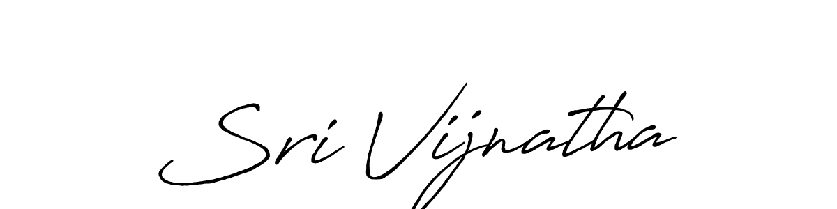 Use a signature maker to create a handwritten signature online. With this signature software, you can design (Antro_Vectra_Bolder) your own signature for name Sri Vijnatha. Sri Vijnatha signature style 7 images and pictures png