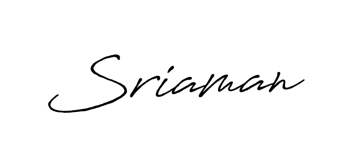 if you are searching for the best signature style for your name Sriaman. so please give up your signature search. here we have designed multiple signature styles  using Antro_Vectra_Bolder. Sriaman signature style 7 images and pictures png