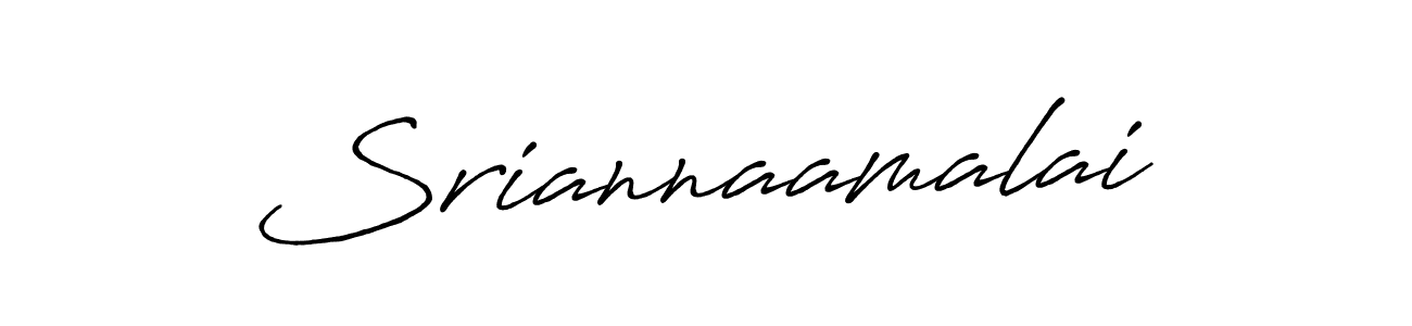 Design your own signature with our free online signature maker. With this signature software, you can create a handwritten (Antro_Vectra_Bolder) signature for name Sriannaamalai. Sriannaamalai signature style 7 images and pictures png
