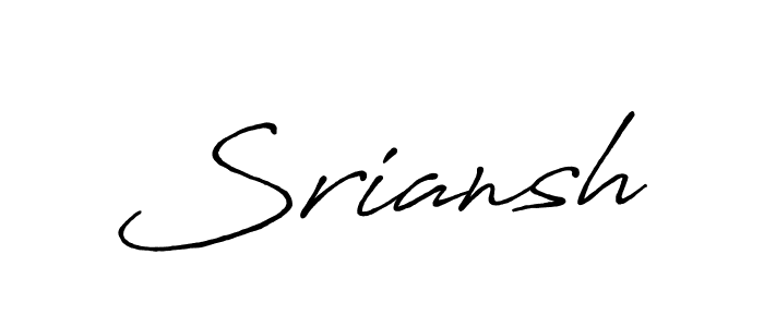 if you are searching for the best signature style for your name Sriansh. so please give up your signature search. here we have designed multiple signature styles  using Antro_Vectra_Bolder. Sriansh signature style 7 images and pictures png