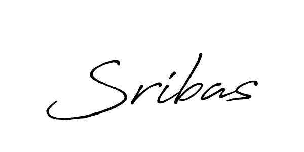 Sribas stylish signature style. Best Handwritten Sign (Antro_Vectra_Bolder) for my name. Handwritten Signature Collection Ideas for my name Sribas. Sribas signature style 7 images and pictures png
