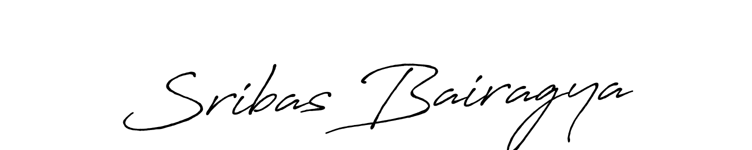 It looks lik you need a new signature style for name Sribas Bairagya. Design unique handwritten (Antro_Vectra_Bolder) signature with our free signature maker in just a few clicks. Sribas Bairagya signature style 7 images and pictures png