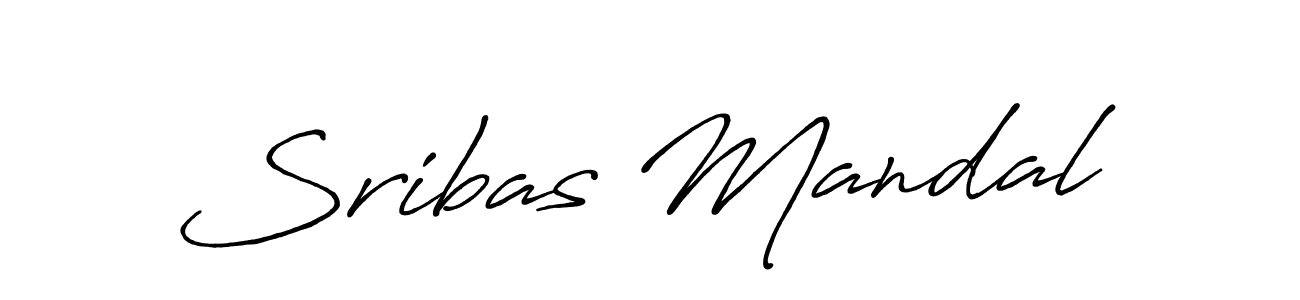 Use a signature maker to create a handwritten signature online. With this signature software, you can design (Antro_Vectra_Bolder) your own signature for name Sribas Mandal. Sribas Mandal signature style 7 images and pictures png