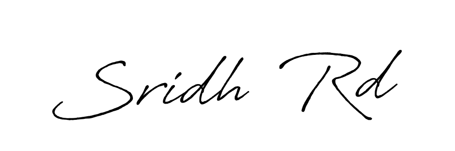 How to make Sridh  Rd signature? Antro_Vectra_Bolder is a professional autograph style. Create handwritten signature for Sridh  Rd name. Sridh  Rd signature style 7 images and pictures png