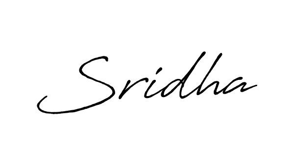 Also we have Sridha name is the best signature style. Create professional handwritten signature collection using Antro_Vectra_Bolder autograph style. Sridha signature style 7 images and pictures png