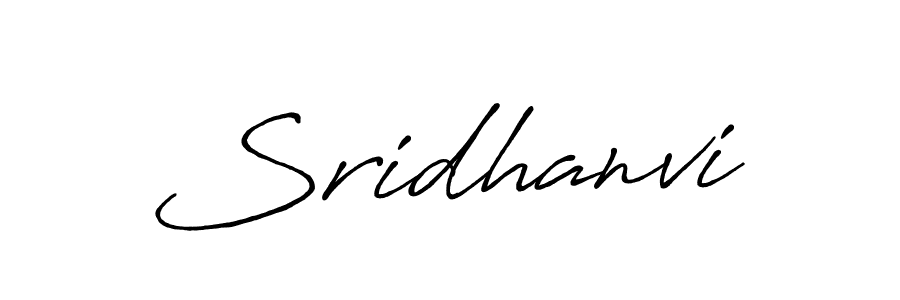 Sridhanvi stylish signature style. Best Handwritten Sign (Antro_Vectra_Bolder) for my name. Handwritten Signature Collection Ideas for my name Sridhanvi. Sridhanvi signature style 7 images and pictures png
