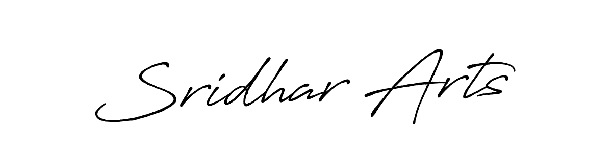 Make a beautiful signature design for name Sridhar Arts. Use this online signature maker to create a handwritten signature for free. Sridhar Arts signature style 7 images and pictures png