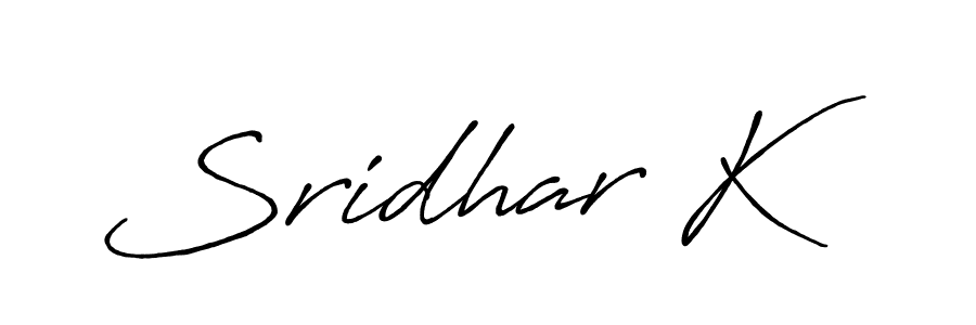 Once you've used our free online signature maker to create your best signature Antro_Vectra_Bolder style, it's time to enjoy all of the benefits that Sridhar K name signing documents. Sridhar K signature style 7 images and pictures png