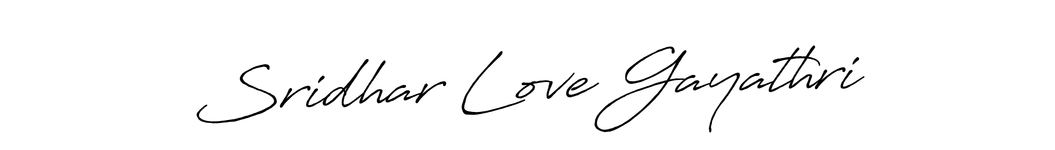 It looks lik you need a new signature style for name Sridhar Love Gayathri. Design unique handwritten (Antro_Vectra_Bolder) signature with our free signature maker in just a few clicks. Sridhar Love Gayathri signature style 7 images and pictures png