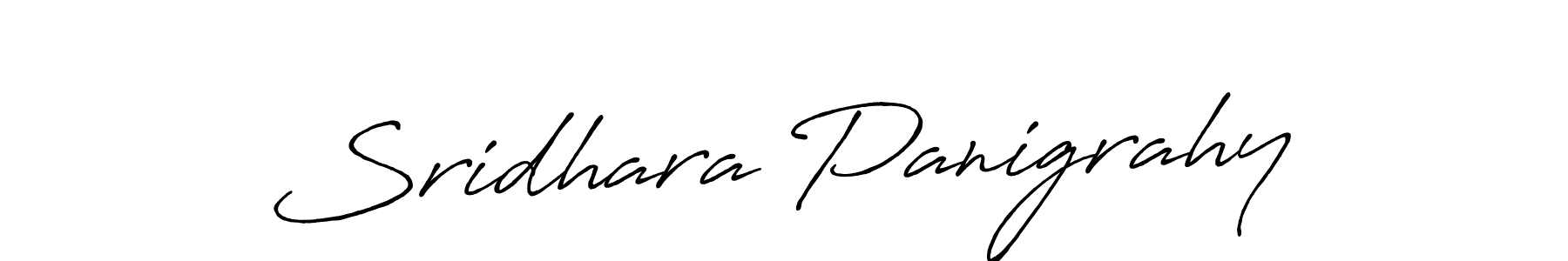 Use a signature maker to create a handwritten signature online. With this signature software, you can design (Antro_Vectra_Bolder) your own signature for name Sridhara Panigrahy. Sridhara Panigrahy signature style 7 images and pictures png