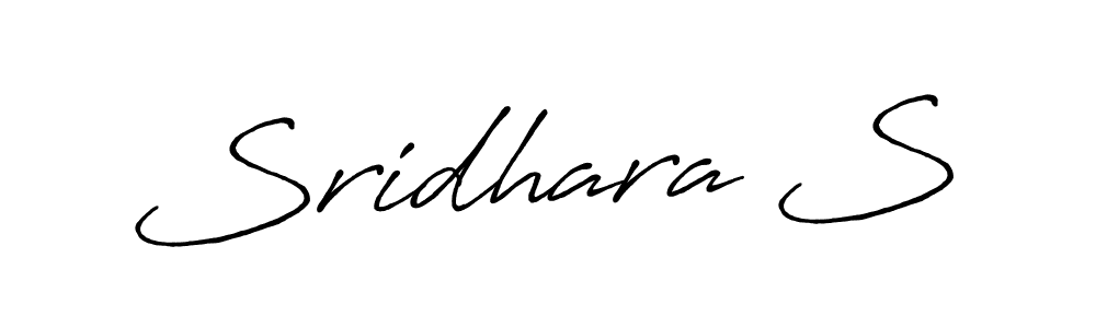 Design your own signature with our free online signature maker. With this signature software, you can create a handwritten (Antro_Vectra_Bolder) signature for name Sridhara S. Sridhara S signature style 7 images and pictures png