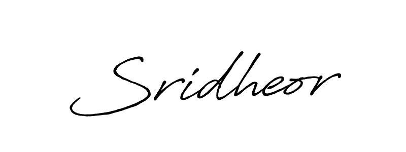 Sridheor stylish signature style. Best Handwritten Sign (Antro_Vectra_Bolder) for my name. Handwritten Signature Collection Ideas for my name Sridheor. Sridheor signature style 7 images and pictures png