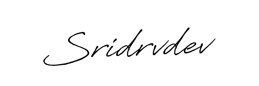 Antro_Vectra_Bolder is a professional signature style that is perfect for those who want to add a touch of class to their signature. It is also a great choice for those who want to make their signature more unique. Get Sridrvdev name to fancy signature for free. Sridrvdev signature style 7 images and pictures png