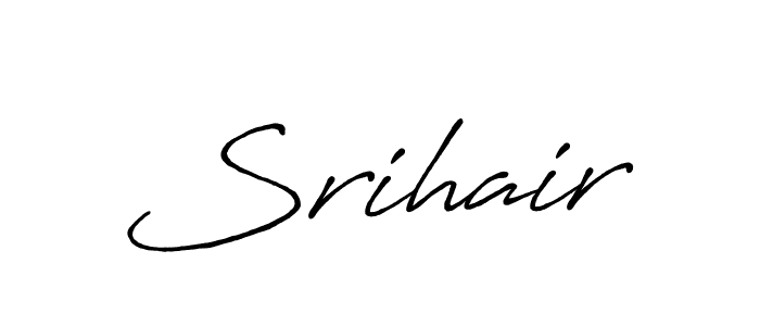 Also You can easily find your signature by using the search form. We will create Srihair name handwritten signature images for you free of cost using Antro_Vectra_Bolder sign style. Srihair signature style 7 images and pictures png