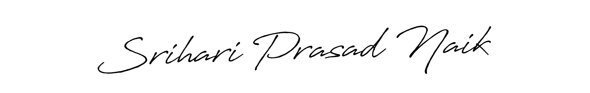 How to make Srihari Prasad Naik name signature. Use Antro_Vectra_Bolder style for creating short signs online. This is the latest handwritten sign. Srihari Prasad Naik signature style 7 images and pictures png