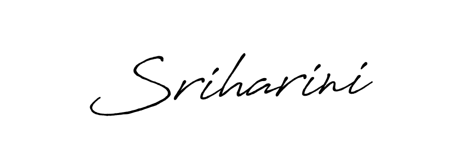 How to make Sriharini signature? Antro_Vectra_Bolder is a professional autograph style. Create handwritten signature for Sriharini name. Sriharini signature style 7 images and pictures png