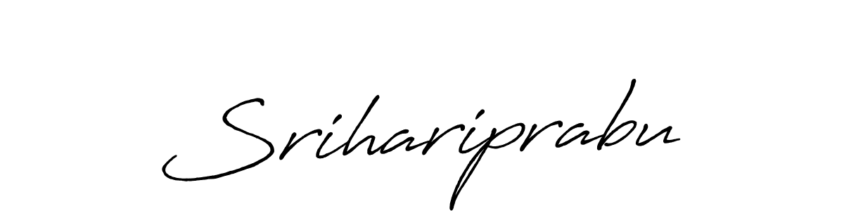 How to make Srihariprabu signature? Antro_Vectra_Bolder is a professional autograph style. Create handwritten signature for Srihariprabu name. Srihariprabu signature style 7 images and pictures png