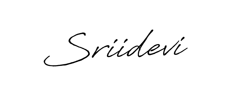 Design your own signature with our free online signature maker. With this signature software, you can create a handwritten (Antro_Vectra_Bolder) signature for name Sriidevi. Sriidevi signature style 7 images and pictures png