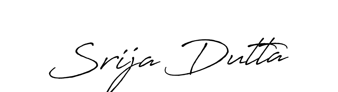 Make a short Srija Dutta signature style. Manage your documents anywhere anytime using Antro_Vectra_Bolder. Create and add eSignatures, submit forms, share and send files easily. Srija Dutta signature style 7 images and pictures png