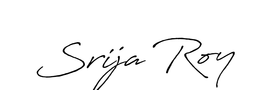 Also we have Srija Roy name is the best signature style. Create professional handwritten signature collection using Antro_Vectra_Bolder autograph style. Srija Roy signature style 7 images and pictures png