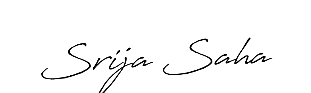 Once you've used our free online signature maker to create your best signature Antro_Vectra_Bolder style, it's time to enjoy all of the benefits that Srija Saha name signing documents. Srija Saha signature style 7 images and pictures png