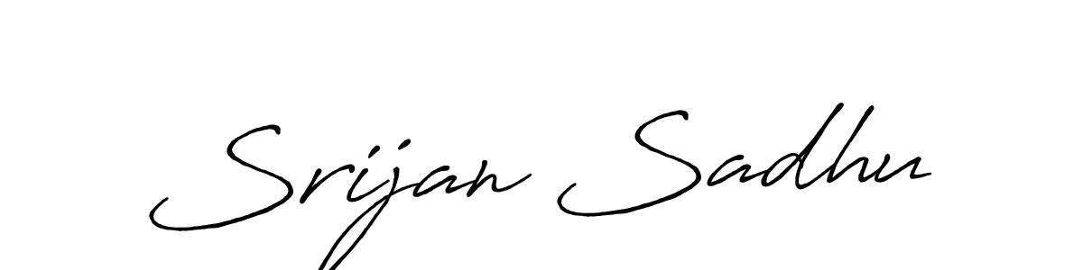 Once you've used our free online signature maker to create your best signature Antro_Vectra_Bolder style, it's time to enjoy all of the benefits that Srijan Sadhu name signing documents. Srijan Sadhu signature style 7 images and pictures png