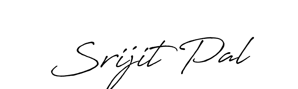 Make a beautiful signature design for name Srijit Pal. With this signature (Antro_Vectra_Bolder) style, you can create a handwritten signature for free. Srijit Pal signature style 7 images and pictures png