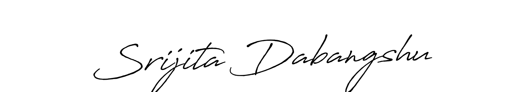 Once you've used our free online signature maker to create your best signature Antro_Vectra_Bolder style, it's time to enjoy all of the benefits that Srijita Dabangshu name signing documents. Srijita Dabangshu signature style 7 images and pictures png