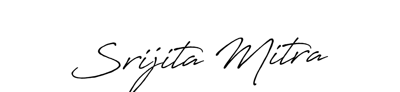 Use a signature maker to create a handwritten signature online. With this signature software, you can design (Antro_Vectra_Bolder) your own signature for name Srijita Mitra. Srijita Mitra signature style 7 images and pictures png