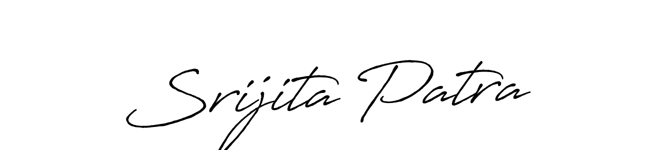 Design your own signature with our free online signature maker. With this signature software, you can create a handwritten (Antro_Vectra_Bolder) signature for name Srijita Patra. Srijita Patra signature style 7 images and pictures png