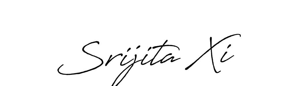 Srijita Xi stylish signature style. Best Handwritten Sign (Antro_Vectra_Bolder) for my name. Handwritten Signature Collection Ideas for my name Srijita Xi. Srijita Xi signature style 7 images and pictures png