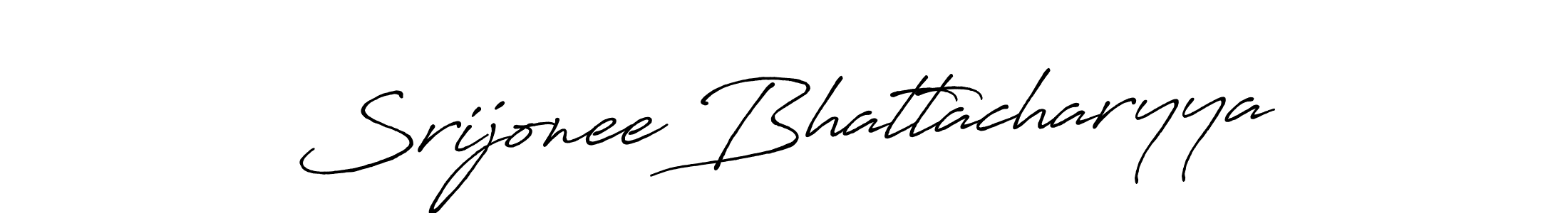 It looks lik you need a new signature style for name Srijonee Bhattacharyya. Design unique handwritten (Antro_Vectra_Bolder) signature with our free signature maker in just a few clicks. Srijonee Bhattacharyya signature style 7 images and pictures png