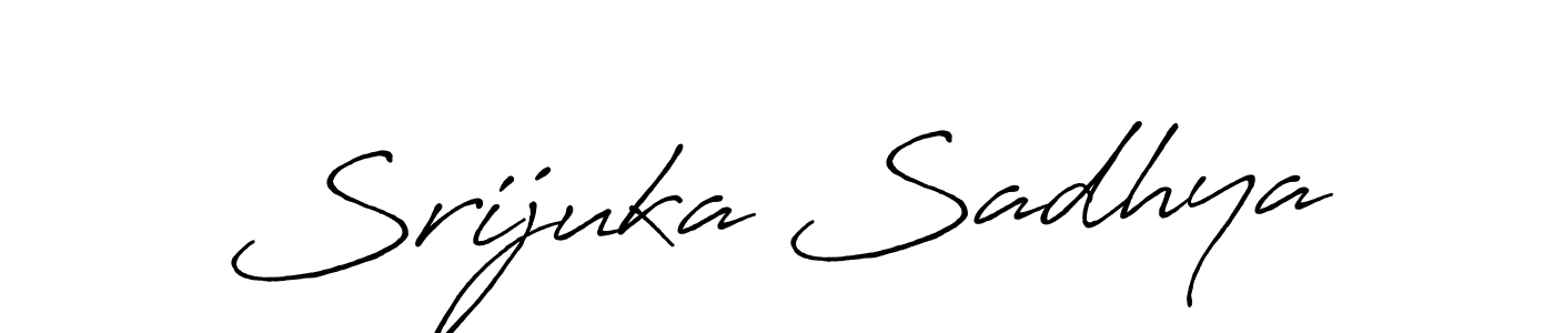 Similarly Antro_Vectra_Bolder is the best handwritten signature design. Signature creator online .You can use it as an online autograph creator for name Srijuka Sadhya. Srijuka Sadhya signature style 7 images and pictures png