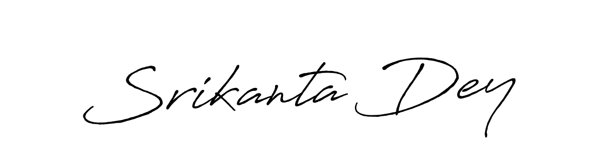 The best way (Antro_Vectra_Bolder) to make a short signature is to pick only two or three words in your name. The name Srikanta Dey include a total of six letters. For converting this name. Srikanta Dey signature style 7 images and pictures png