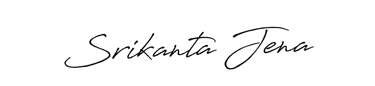 if you are searching for the best signature style for your name Srikanta Jena. so please give up your signature search. here we have designed multiple signature styles  using Antro_Vectra_Bolder. Srikanta Jena signature style 7 images and pictures png