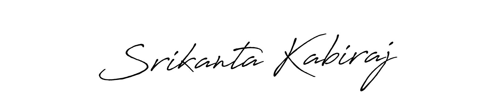 Make a beautiful signature design for name Srikanta Kabiraj. With this signature (Antro_Vectra_Bolder) style, you can create a handwritten signature for free. Srikanta Kabiraj signature style 7 images and pictures png