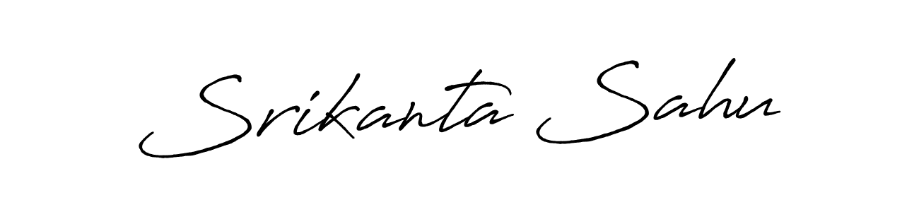 Design your own signature with our free online signature maker. With this signature software, you can create a handwritten (Antro_Vectra_Bolder) signature for name Srikanta Sahu. Srikanta Sahu signature style 7 images and pictures png