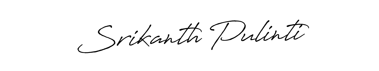 How to Draw Srikanth Pulinti signature style? Antro_Vectra_Bolder is a latest design signature styles for name Srikanth Pulinti. Srikanth Pulinti signature style 7 images and pictures png