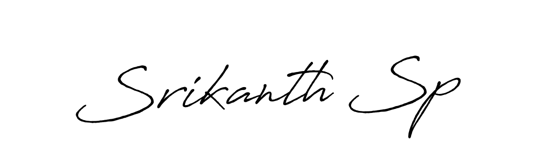 Make a beautiful signature design for name Srikanth Sp. Use this online signature maker to create a handwritten signature for free. Srikanth Sp signature style 7 images and pictures png