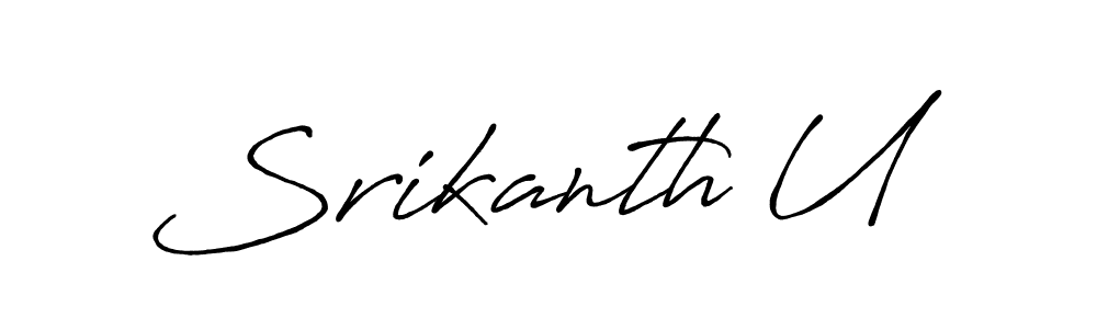 Check out images of Autograph of Srikanth U name. Actor Srikanth U Signature Style. Antro_Vectra_Bolder is a professional sign style online. Srikanth U signature style 7 images and pictures png