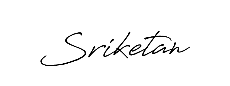 How to make Sriketan name signature. Use Antro_Vectra_Bolder style for creating short signs online. This is the latest handwritten sign. Sriketan signature style 7 images and pictures png