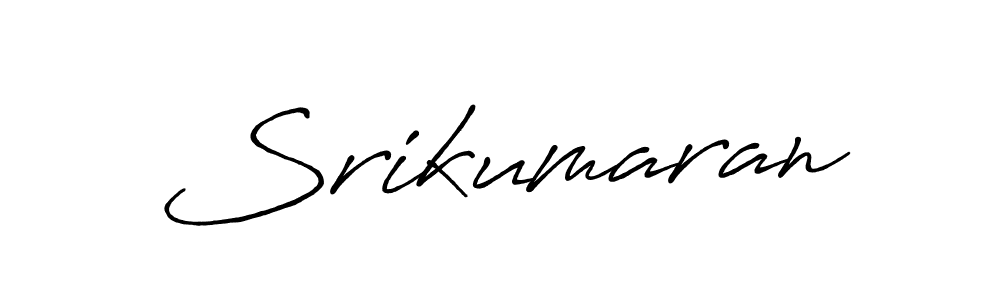 Make a beautiful signature design for name Srikumaran. With this signature (Antro_Vectra_Bolder) style, you can create a handwritten signature for free. Srikumaran signature style 7 images and pictures png