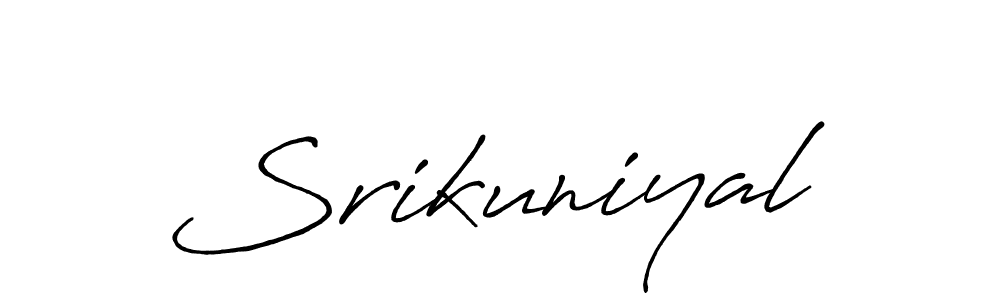 It looks lik you need a new signature style for name Srikuniyal. Design unique handwritten (Antro_Vectra_Bolder) signature with our free signature maker in just a few clicks. Srikuniyal signature style 7 images and pictures png