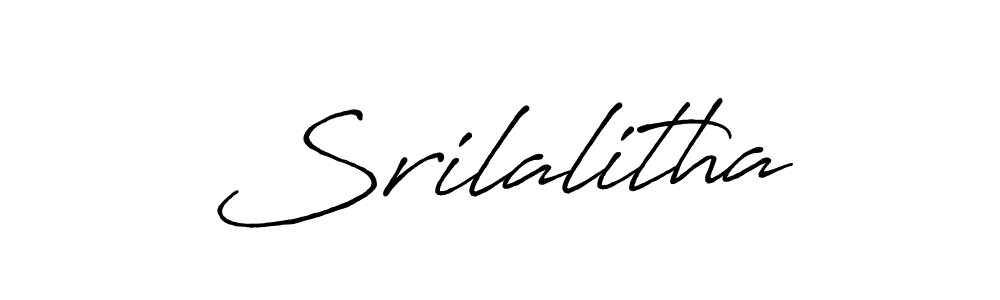 Also we have Srilalitha name is the best signature style. Create professional handwritten signature collection using Antro_Vectra_Bolder autograph style. Srilalitha signature style 7 images and pictures png