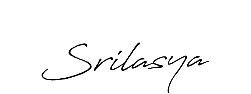 Create a beautiful signature design for name Srilasya. With this signature (Antro_Vectra_Bolder) fonts, you can make a handwritten signature for free. Srilasya signature style 7 images and pictures png