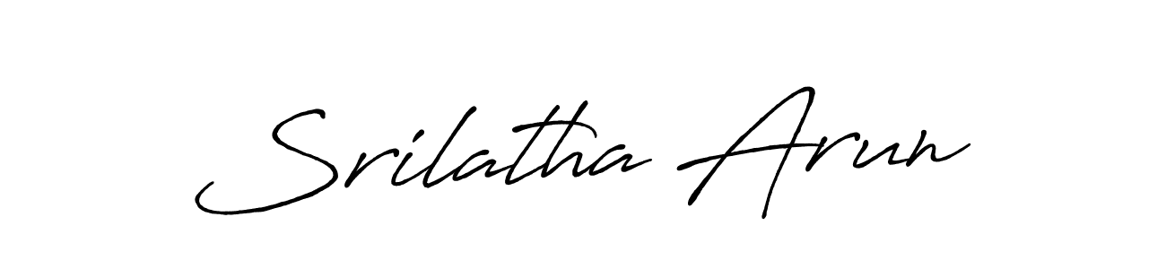 Similarly Antro_Vectra_Bolder is the best handwritten signature design. Signature creator online .You can use it as an online autograph creator for name Srilatha Arun. Srilatha Arun signature style 7 images and pictures png