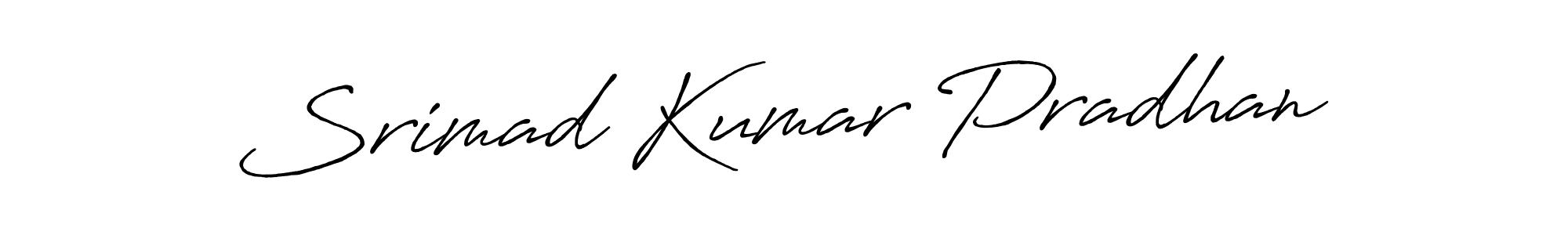 Design your own signature with our free online signature maker. With this signature software, you can create a handwritten (Antro_Vectra_Bolder) signature for name Srimad Kumar Pradhan. Srimad Kumar Pradhan signature style 7 images and pictures png