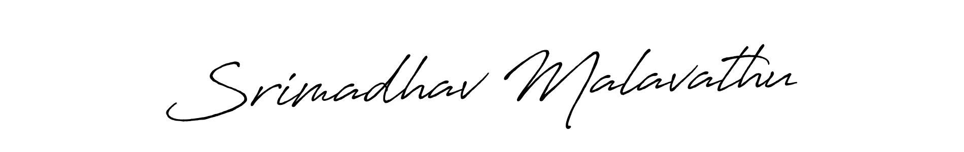 Also You can easily find your signature by using the search form. We will create Srimadhav Malavathu name handwritten signature images for you free of cost using Antro_Vectra_Bolder sign style. Srimadhav Malavathu signature style 7 images and pictures png